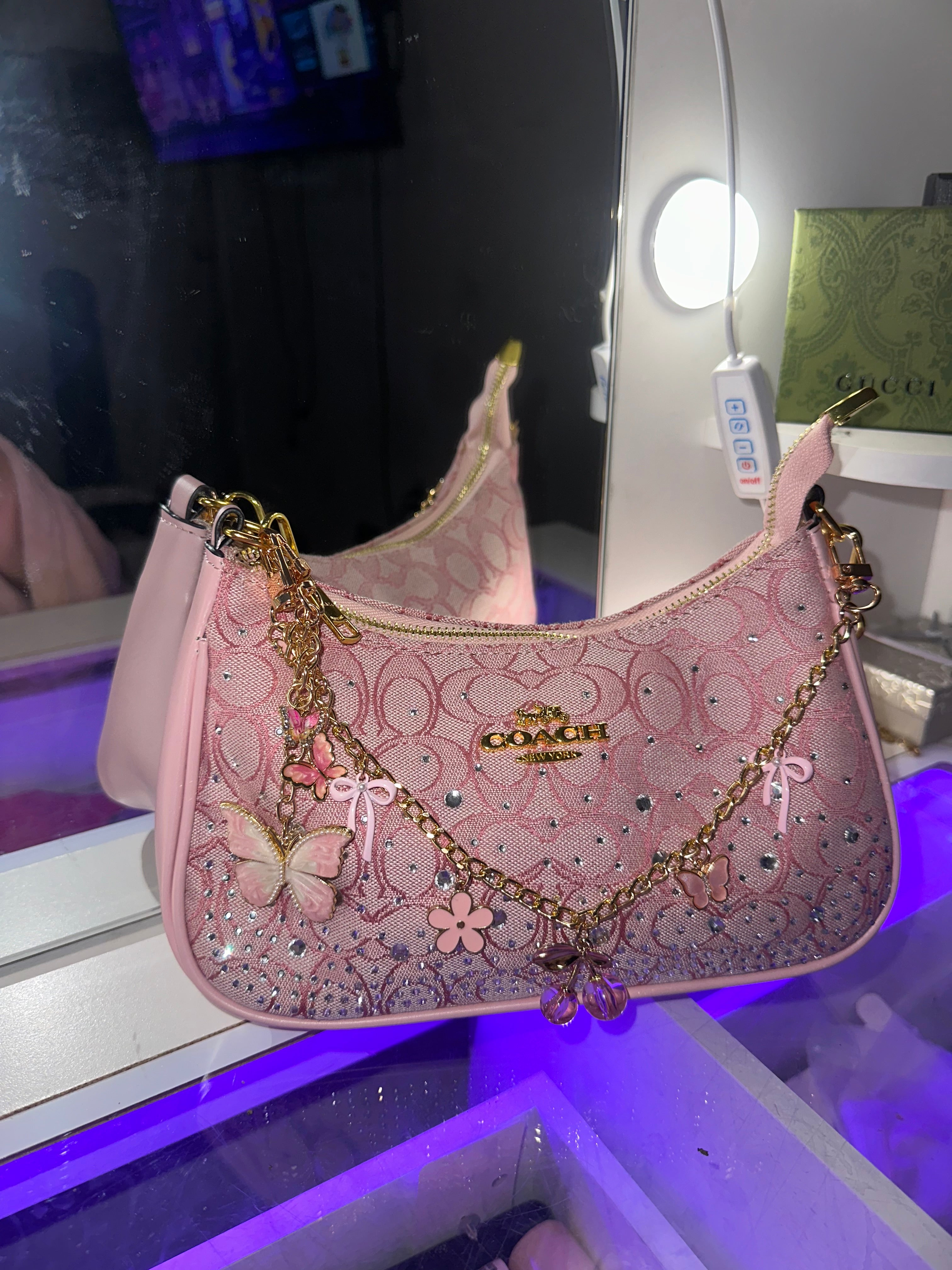 Pink Rhinestone Teri