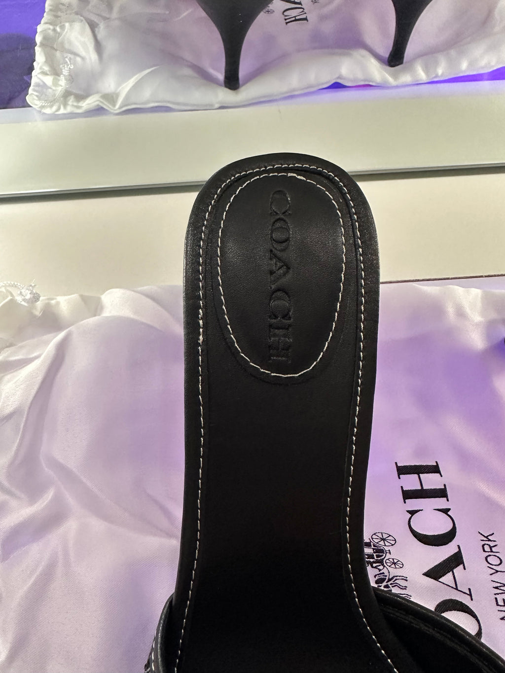 Black Crystal Margot Sandal