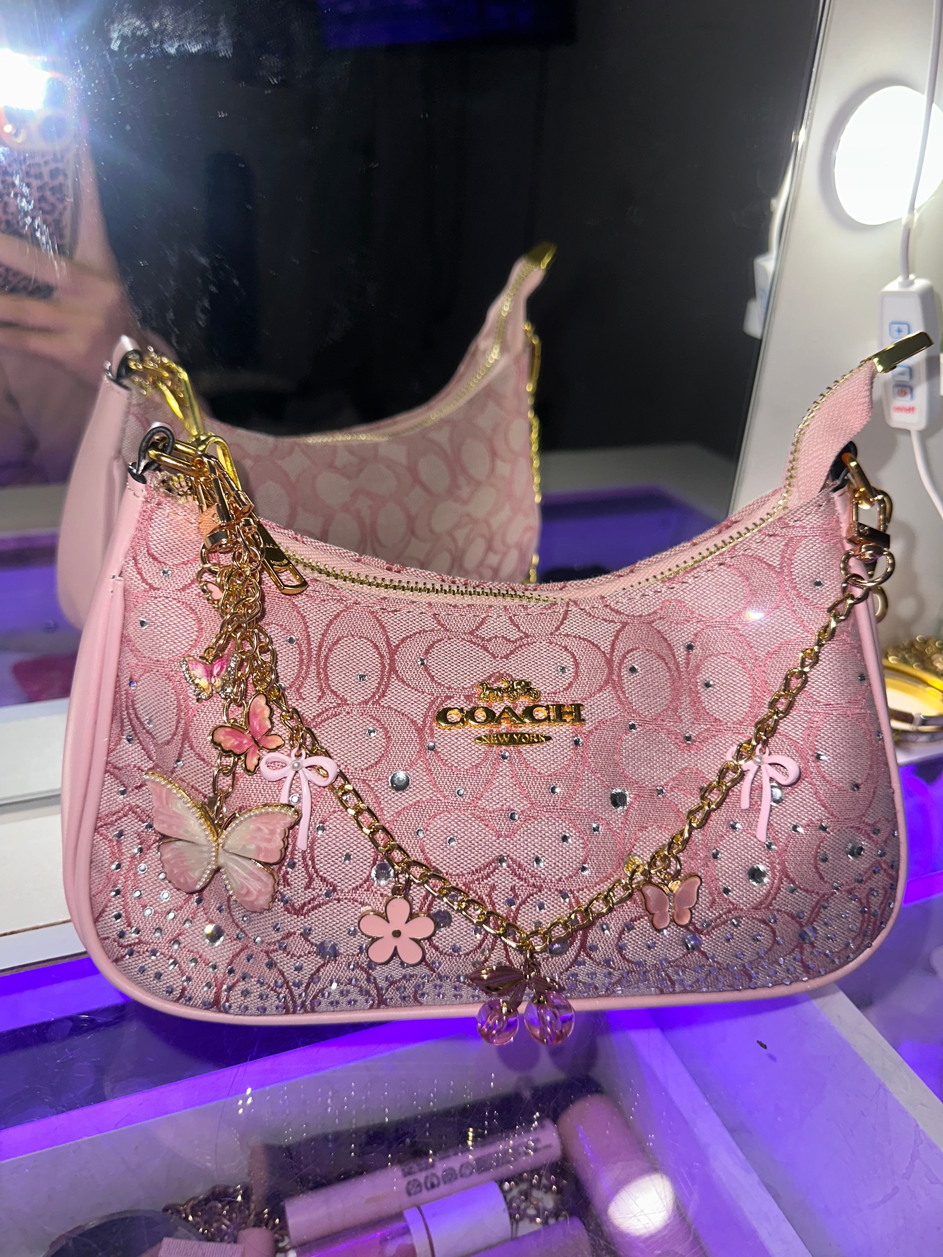 Pink Rhinestone Teri